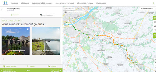 Itinéraire vélo La Vélidéale _ Nantes Clisson ou Clisson vers Nantes